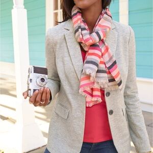 Talbots Women’s ABERDEEN KNIT BLAZER - TEXTURED PONTE sz14 P2P 20.5